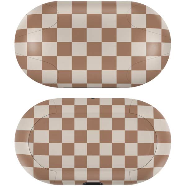Neutral Checkered Galaxy Buds Skin