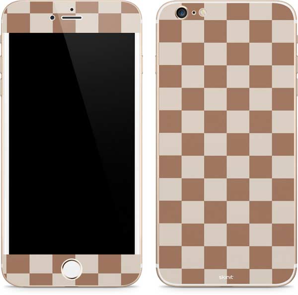 Neutral Checkered iPhone 6/6s Plus Skin