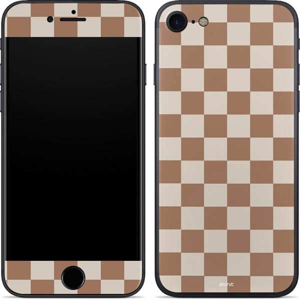 Neutral Checkered iPhone SE (2nd & 3rd Gen) Skin
