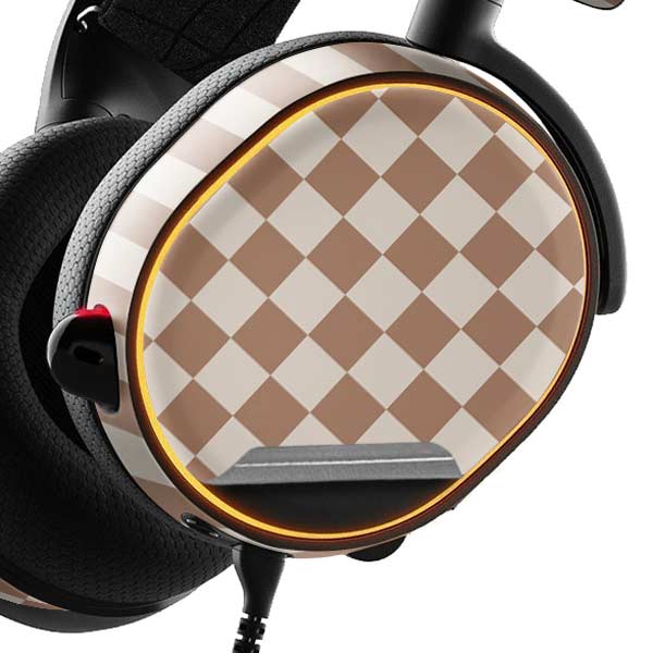 Neutral Checkered SteelSeries Arctis 3 Skin