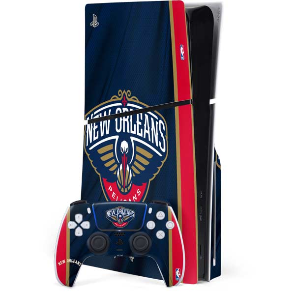 NBA New Orleans Pelicans Jersey PS5 Slim Disk Bundle Skin