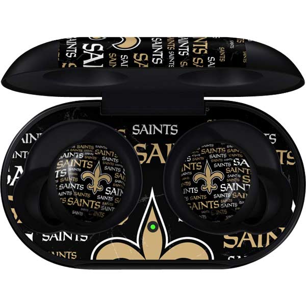 NFL New Orleans Saints Black Blast Galaxy Buds Skin