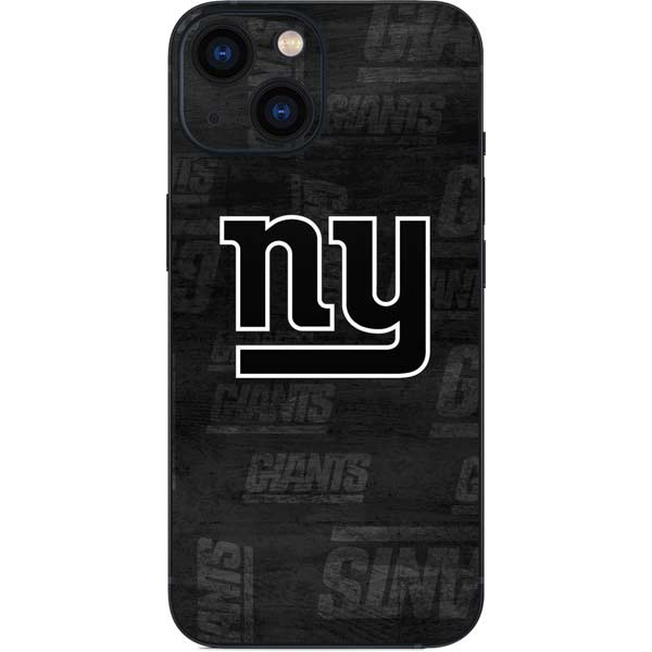 NFL New York Giants Black & White iPhone 13 Mini Skin