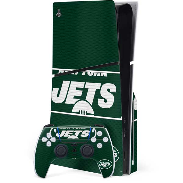 NFL New York Jets Zone Block PS5 Slim Disk Bundle Skin