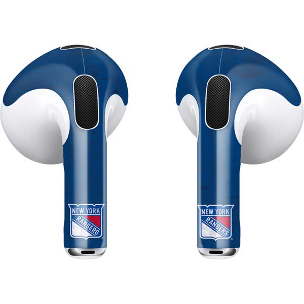 NHL New York Rangers Distressed Apple AirPods (3rd Gen 2021) Skin