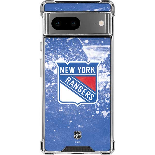 NHL New York Rangers Frozen Google Pixel 8 Clear Case