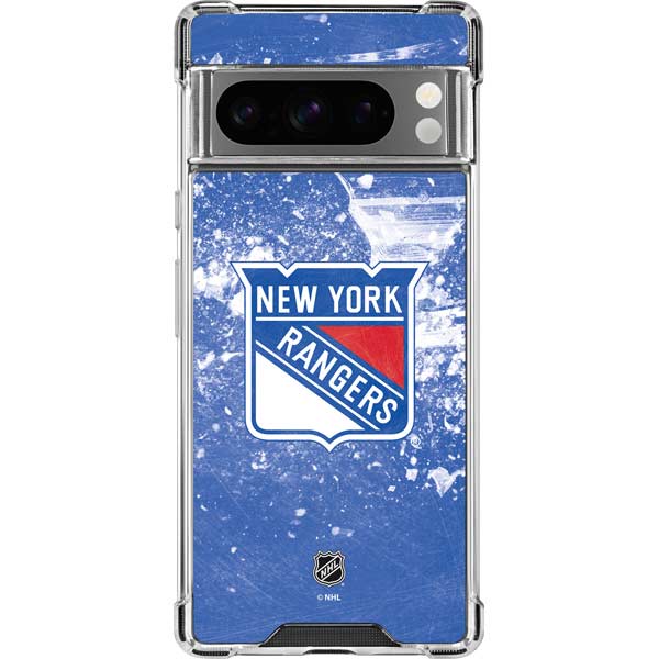 NHL New York Rangers Frozen Google Pixel 8 Pro Clear Case