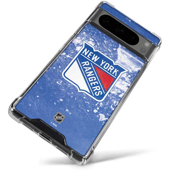 NHL New York Rangers Frozen Google Pixel 8 Pro Clear Case