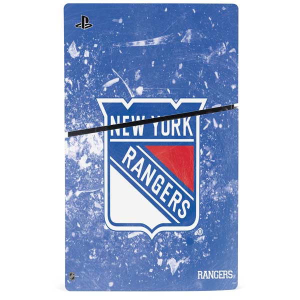 NHL New York Rangers Frozen PS5 Slim Disk Bundle Skin