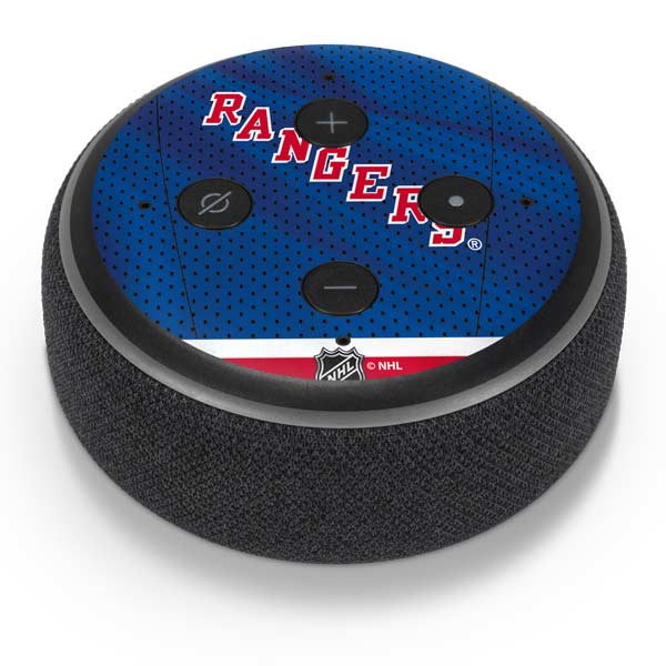 NHL New York Rangers Home Jersey Amazon Echo Dot Skin