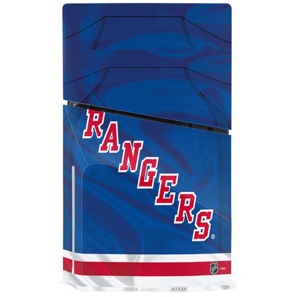 NHL New York Rangers Home Jersey PS5 Slim Disk Bundle Skin