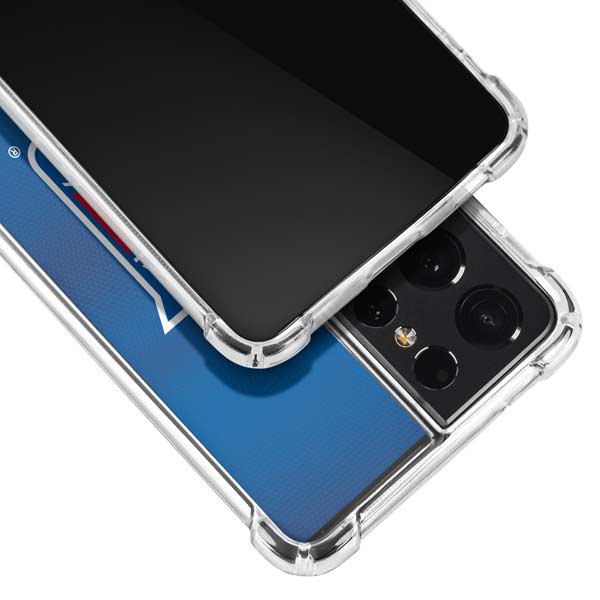 NHL New York Rangers Jersey Galaxy S21 Ultra 5G Clear Case