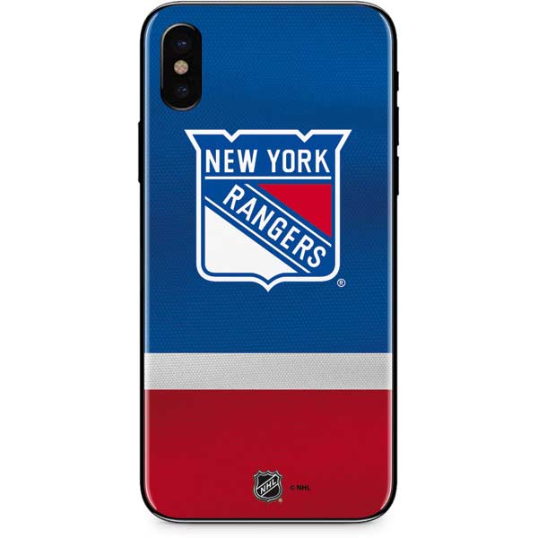 NHL New York Rangers Jersey iPhone X Skin