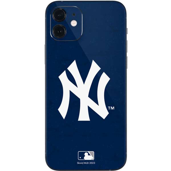 MLB New York Yankees - Solid Distressed iPhone 12 Mini Skin