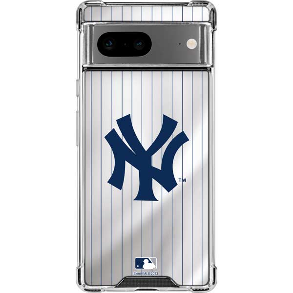 MLB New York Yankees Home Jersey Google Pixel 8 Clear Case