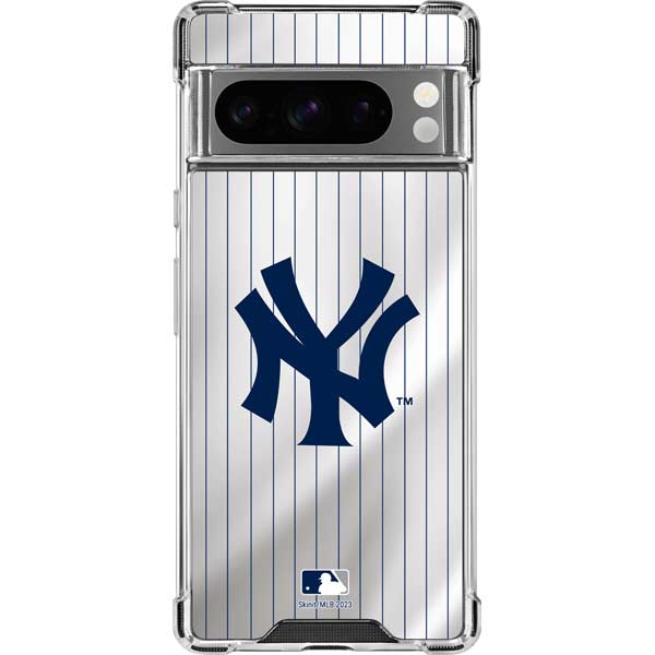 MLB New York Yankees Home Jersey Google Pixel 8 Pro Clear Case