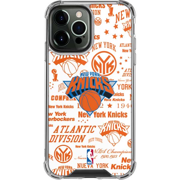 NY Knicks Historic Blast iPhone 13 Pro Max Clear Case | Skinit