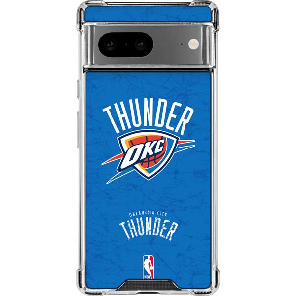 NBA Oklahoma City Thunder Primary Logo Google Pixel 8 Clear Case