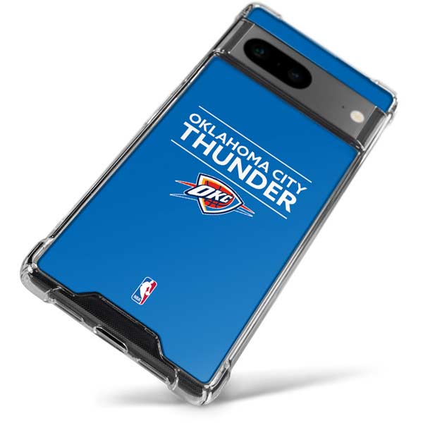NBA Oklahoma City Thunder Standard - Blue Google Pixel 8 Clear Case