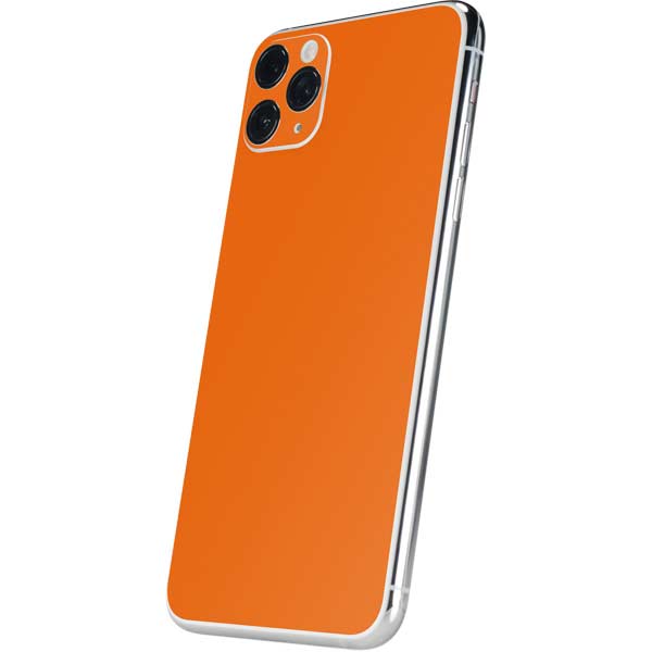 Orange Solid iPhone 11 Pro Max Skin