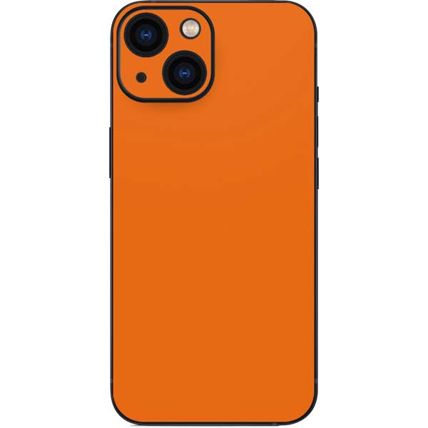 Orange Solid iPhone 13 Mini Skin