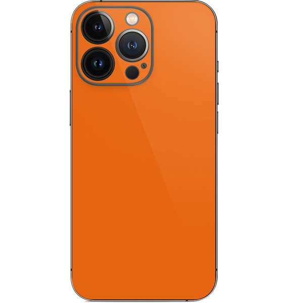 Orange Solid iPhone 13 Pro Skin