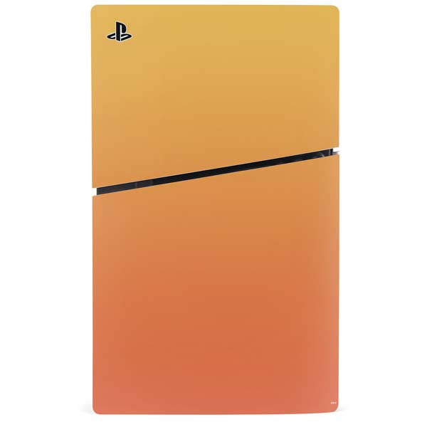 Orange Ombre PS5 Slim Disk Bundle Skin