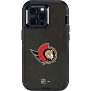 NHL Ottawa Senators Distressed Otterbox Defender iPhone Skin