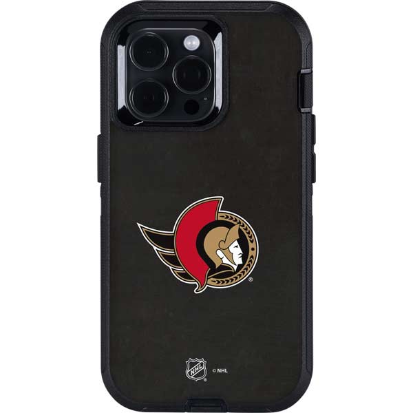 NHL Ottawa Senators Distressed Otterbox Defender iPhone Skin