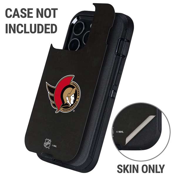 NHL Ottawa Senators Distressed Otterbox Defender iPhone Skin