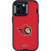 NHL Ottawa Senators Solid Background Otterbox Defender iPhone Skin