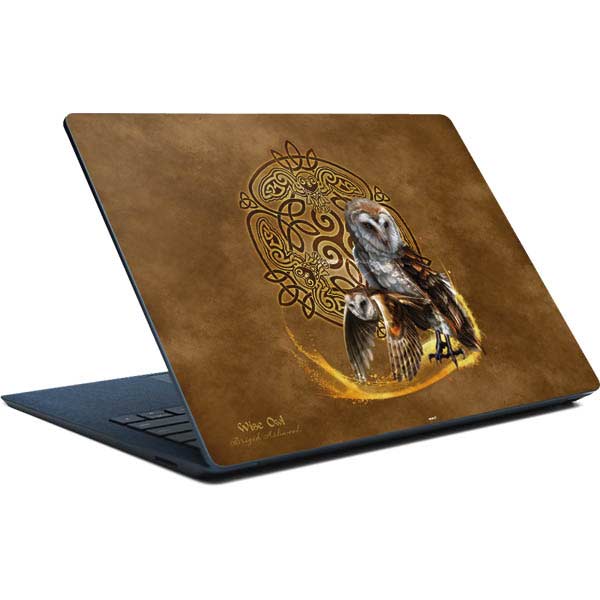 Brigid Ashwood Owl Celtic Knot Surface Laptop Skin