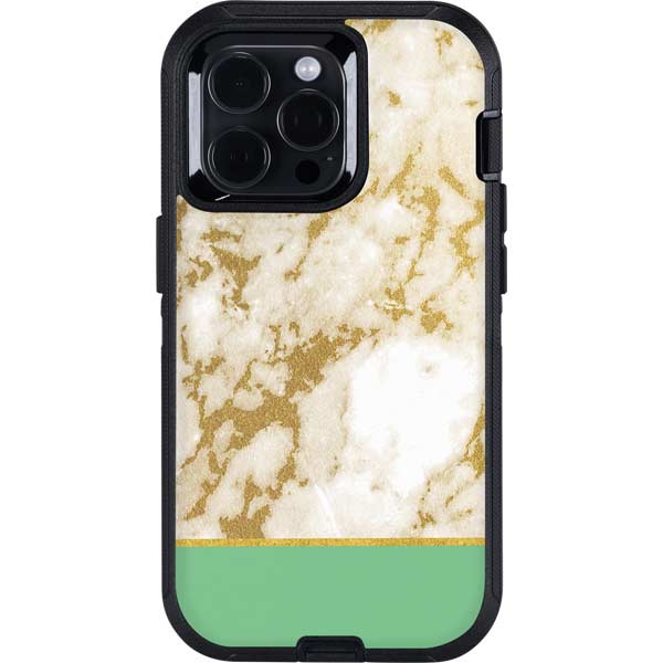 Pastel Marble Otterbox Defender iPhone Skin