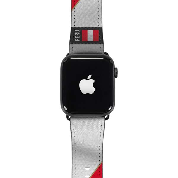 Peru Soccer Flag Apple Watch Band 38-40mm