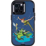 Disney Peter Pan and Tinker Bell in Neverland Otterbox Defender iPhone Skin