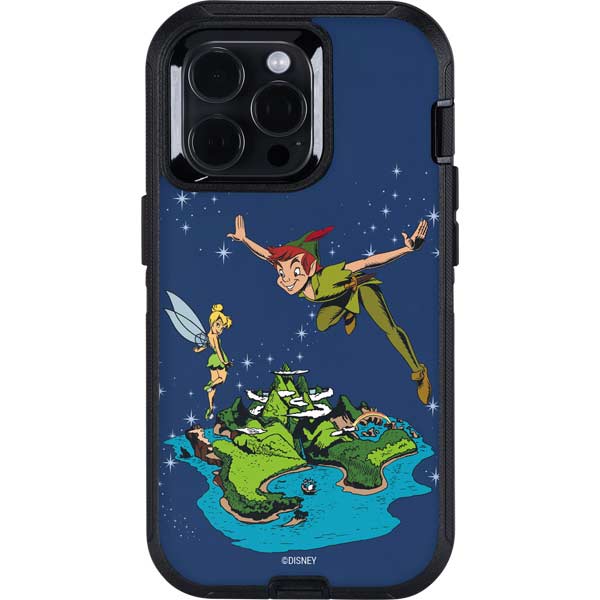Disney Peter Pan and Tinker Bell in Neverland Otterbox Defender iPhone Skin