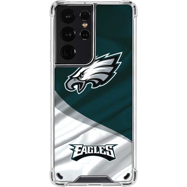 NFL Philadelphia Eagles Galaxy S21 Ultra 5G Clear Case