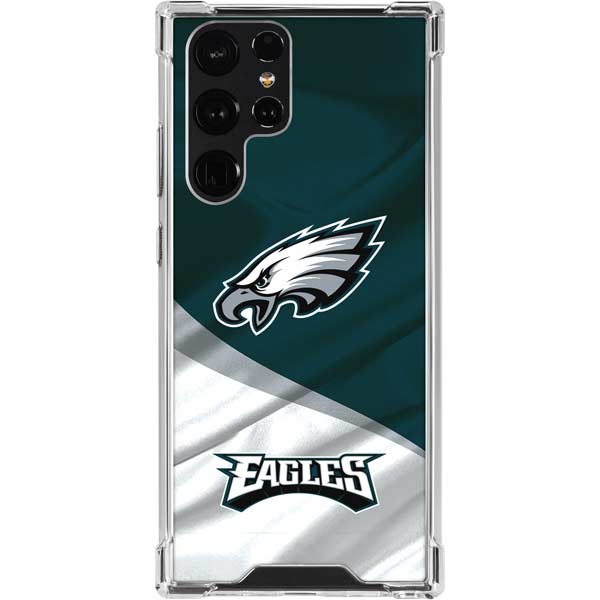 Philadelphia Eagles Galaxy S24 Ultra Clear Case | Skinit Philadelphia Eagles Galaxy S24 Ultra Clear Case | Skinit