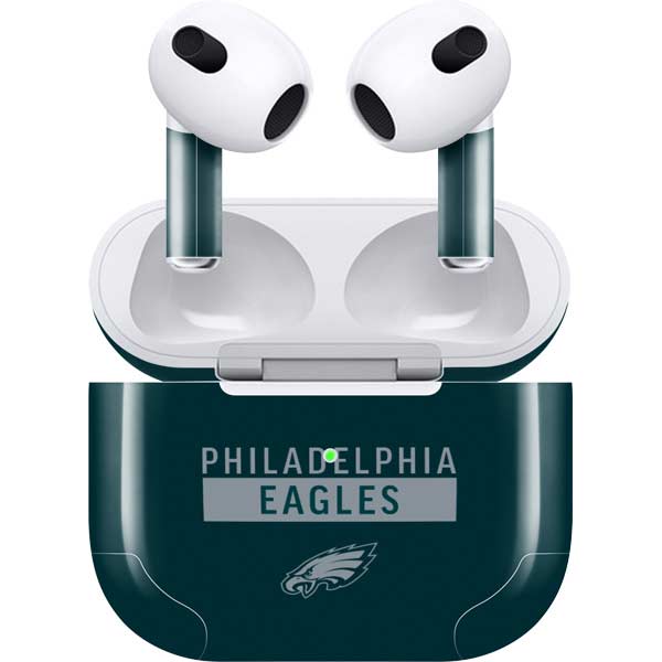 NFL Philadelphia Eagles Green Performance Series Apple AirPods (3rd Gen 2021) Skin