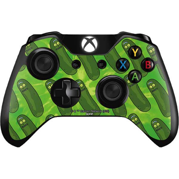 Adult Swim Rick and Morty Pickle Rick Pattern Xbox One Controller Skin