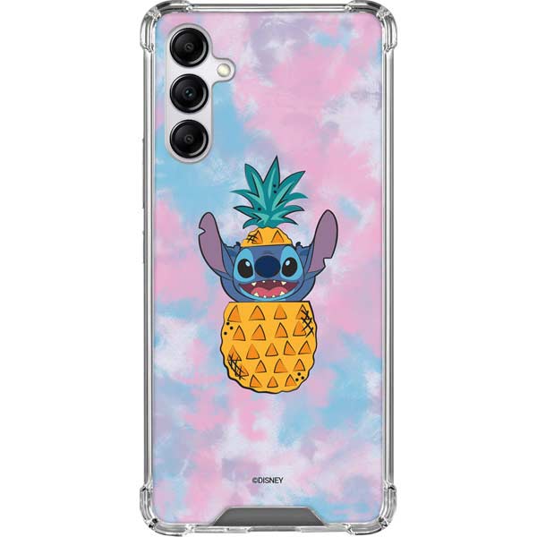Galaxy A15 5G Disney Lilo and Stitch Pineapple Stitch Clear Case