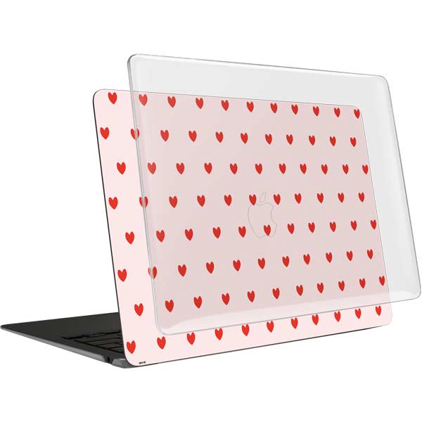Pink and Red Hearts MacBook Air 13in M1 2021 Case plus Skin