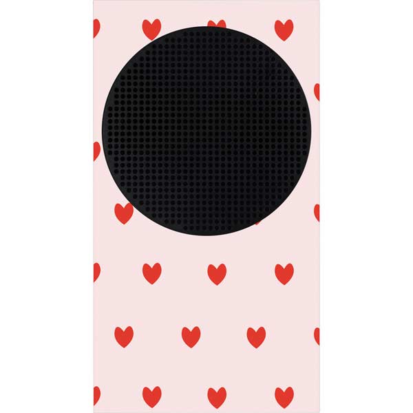 Pink and Red Hearts Xbox Series S Skins