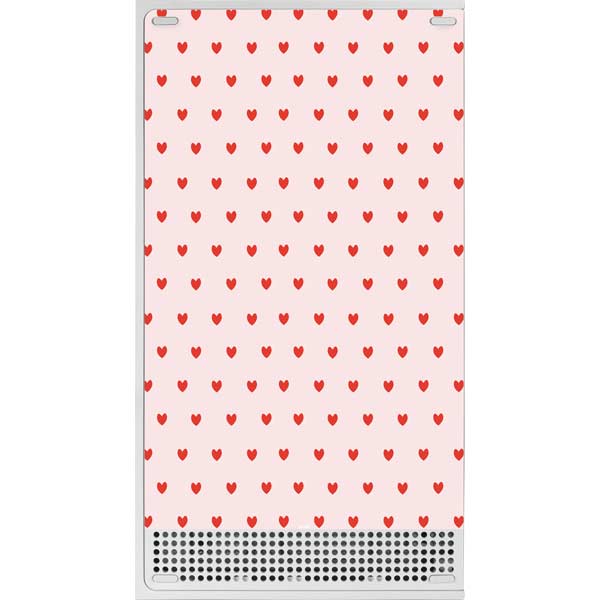 Pink and Red Hearts Xbox Series S Skins