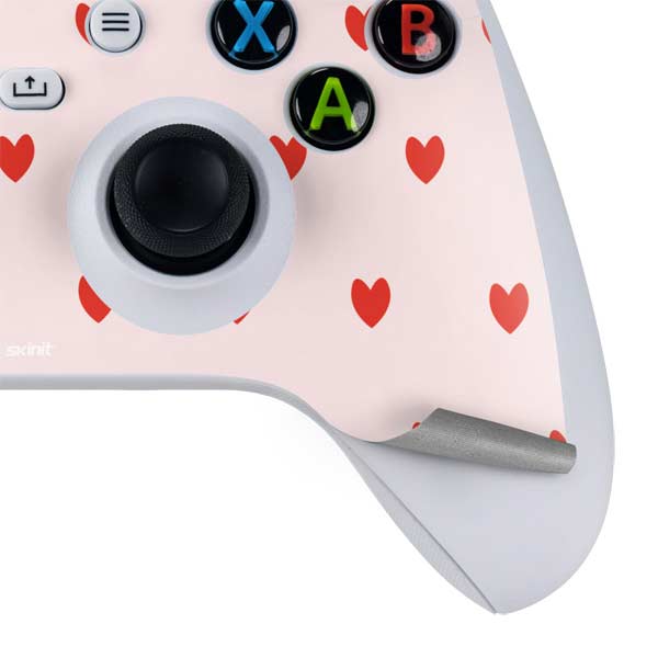 Pink and Red Hearts Xbox Series S Skins