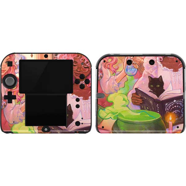 Pink Anime Witch Girls in Library with Cats by Ivy Dolamore Nintendo DS ...