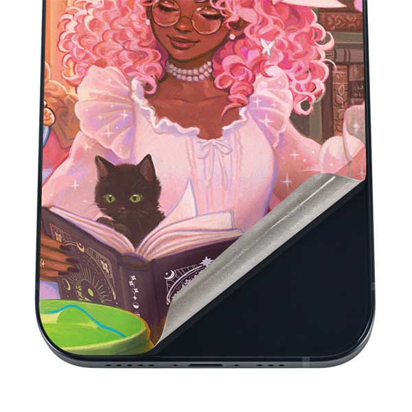 Pink Anime Witch Girls in Library with Cats iPhone 12 Mini Skin | Wraps ...