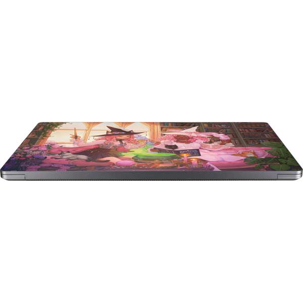 Pink Anime Witch Girls in Library with Cats Surface Pro 4 15in Skin ...