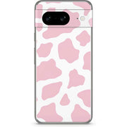 Pink Cow Print Google Pixel 8 Skin