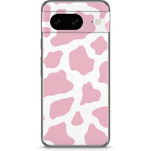 Pink Cow Print Google Pixel 8 Skin